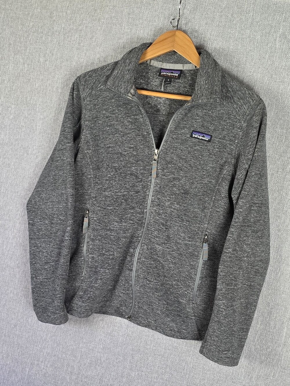 Patagonia Synchilla Full Zip Gray Womens Sz S